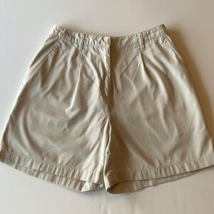 Vintage Ann Taylor Cream Cotton Shorts